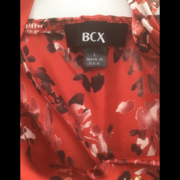 BCX Large Red Halter Top - Picture 8 of 9